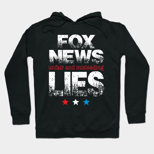 Fox News Lies Hoodie by brendanjohnson